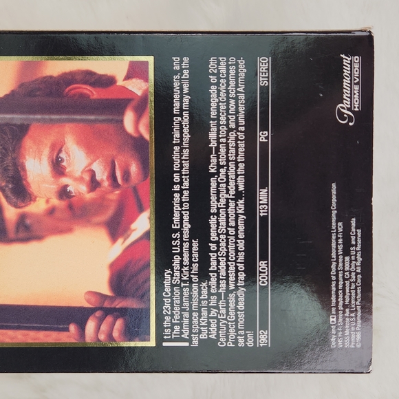 Star Trek II: The Wrath of Khan, Special Edition Collector's Series VHS 1986 - Picture 7 of 14